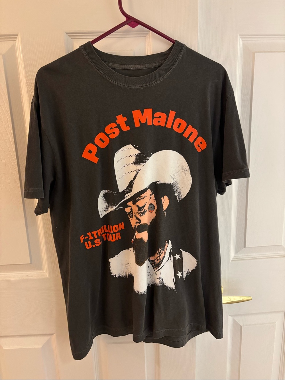 Black Post Malone Graphic Short-Sleeve Tee